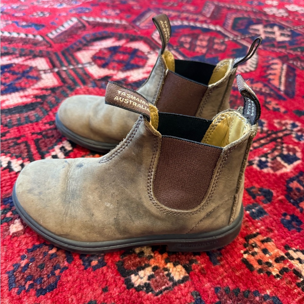 Kid’s Blundstone Rustic Brown Leather Boots